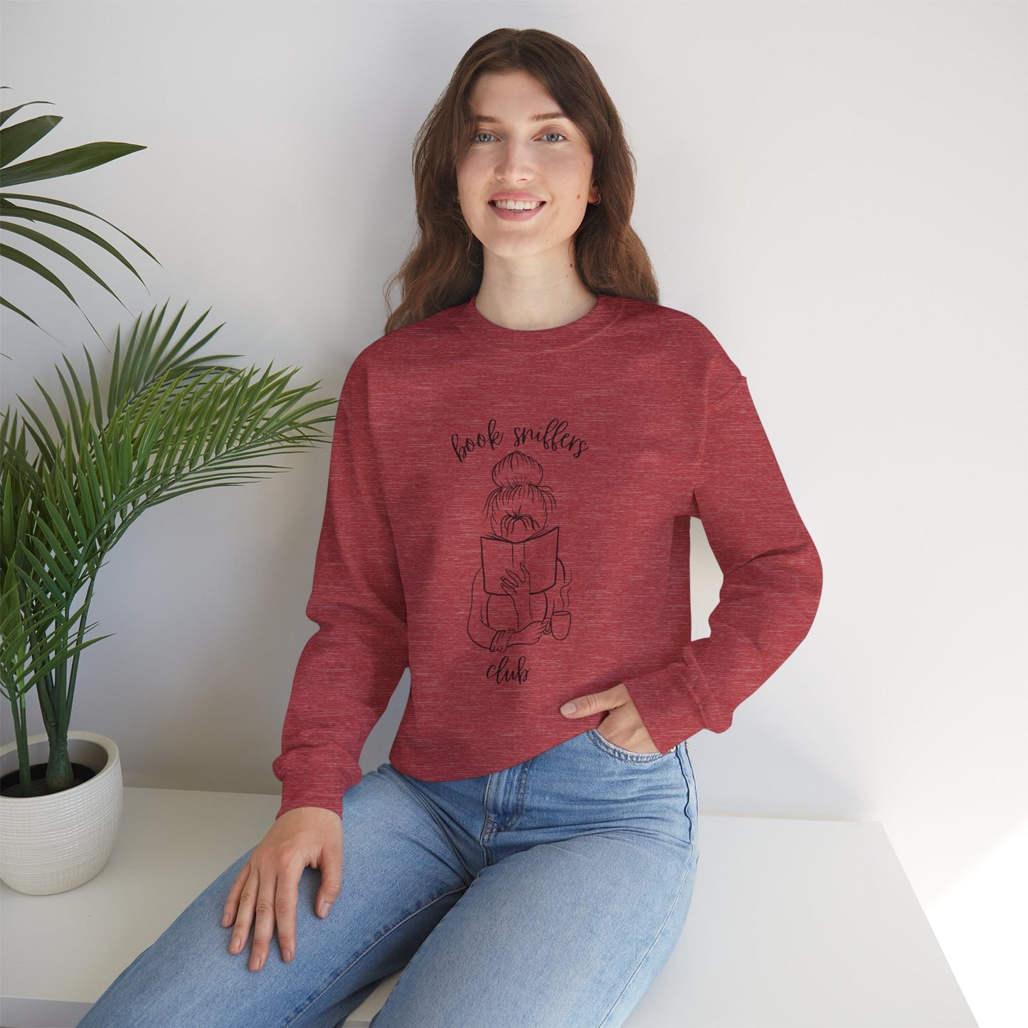Book Sniffers Club Unisex Heavy Blend™ Crewneck Sweatshirt