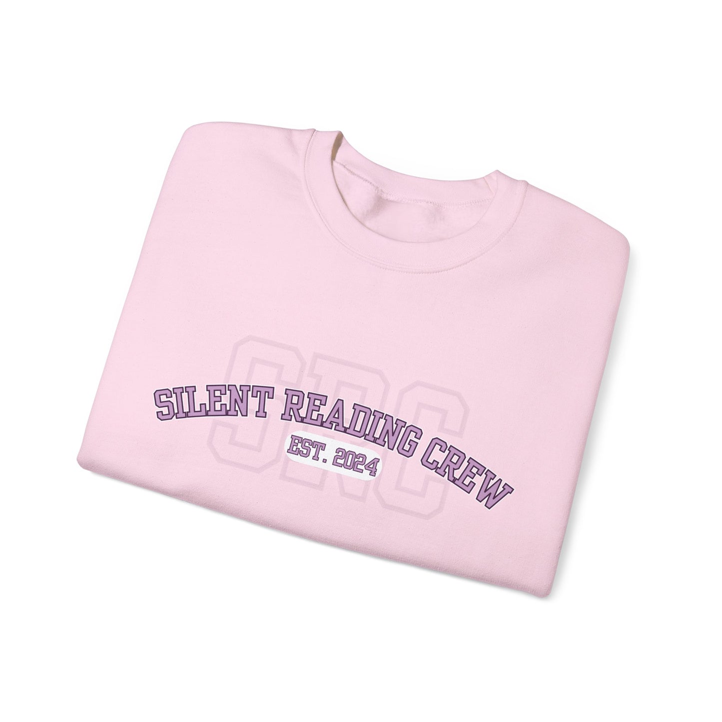 Silent Reading Crew Crewneck Sweatshirt S-5XL