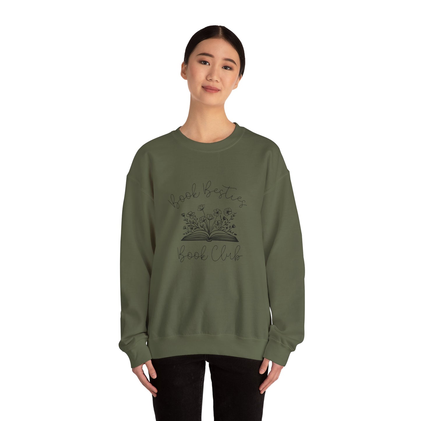 Book Besties Book Club Crewneck Sweatshirt S-5XL