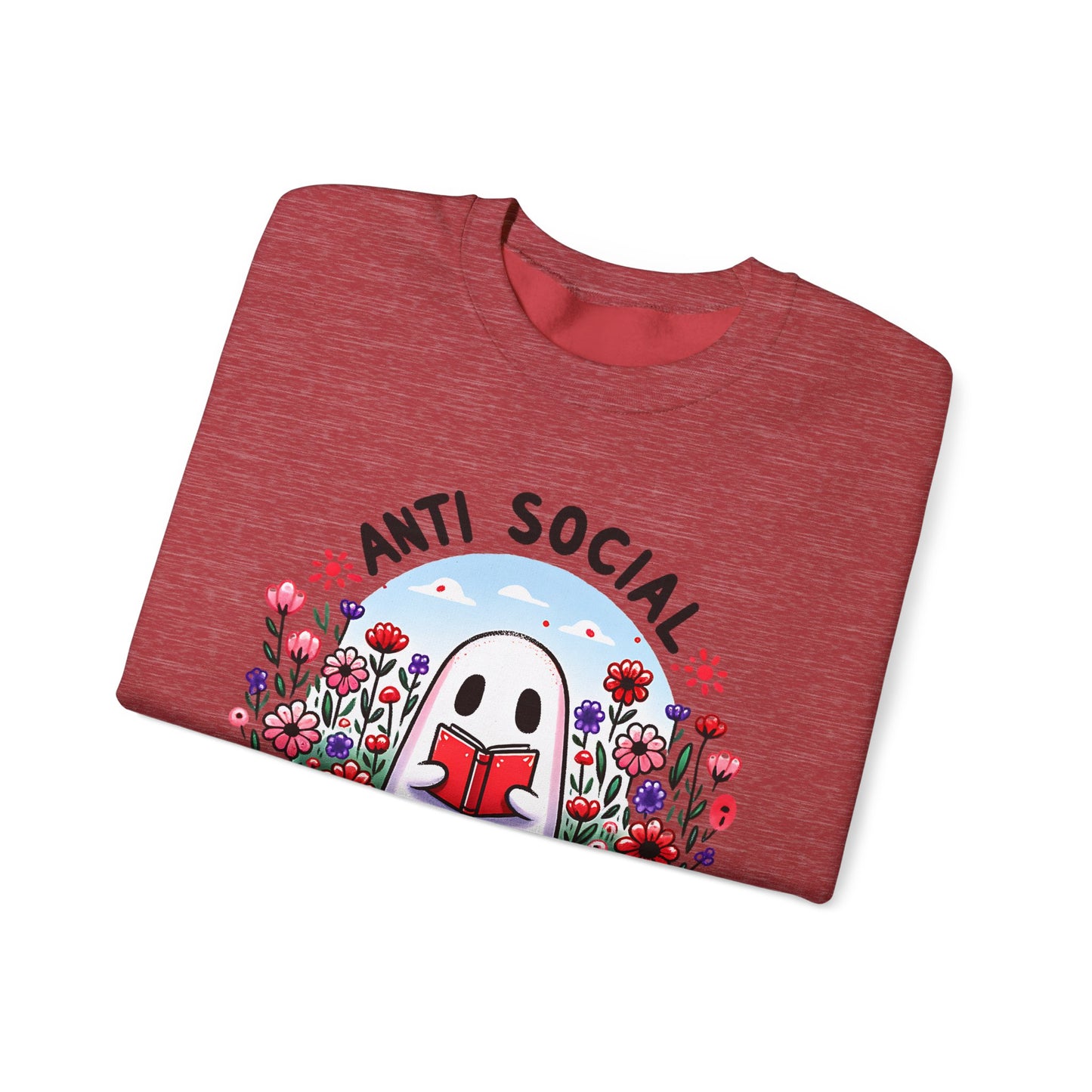 Anti-Social Book Club Crewneck Sweatshirt S-5XL